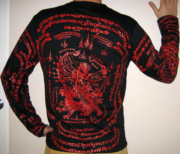 This cool new Thai tattoo shirt is EXTRA LARGE size-